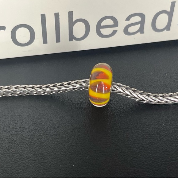 Trollbeads Retired Red Shadow Bead- 61310 - Picture 2 of 7